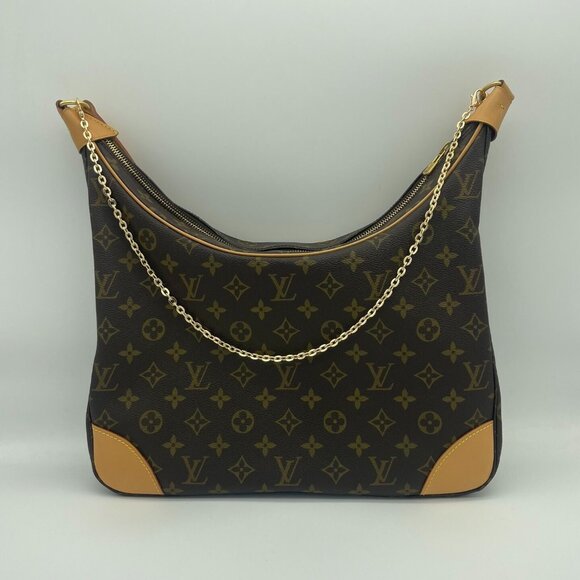 Louis Vuitton Large Triangle Monogram Shoulder Bag – Excellent Condition